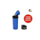 Zweikell Lento Jr Switch Koyu Mavi Bpa Içermez 500 ml Tritan Su Matarası