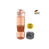 Zweikell Rosso Switch Rose Bpa Içermez 650 ml Tritan Kırılmaz Suluk - Su Matarası - Yedek Kapak Hediyeli