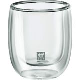 Zwilling 395000750 Çift Camlı 80 ml 2'li Espresso Bardak Seti
