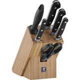 Zwilling 7 Parça Blok Bıçak Seti - Bambu Bloklu - Çok Renkli - 1 Adet