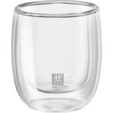 Zwilling Çift Camlı 2'li Espresso Bardak Seti, Şeffaf, 80 ml - Renkli - 0 - 200 ml