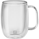Zwilling Çift Camlı Kulplu 2'li Kahve Bardağı Seti - 355 ml