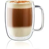 Zwilling Çift Camlı Kulplu Latte Bardağı 2'li