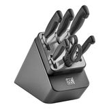 Zwilling Four Star Pro 7 Parça Dişbudak Ağacı Blok Bıçak Seti Kendinden Bilemeli - 351487000