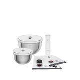 Zwilling Fresh & Save Bowl Çelik Vakumlu Kase Seti - Gri