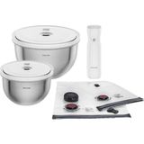 Zwıllıng Fresh & Save Bowls Vakumlu Saklama Kabı Başlangıç Seti Paslanmaz, Çelik, M/l, 9 Parça - 1 Adet - Çok Renkli