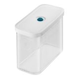 ZWILLING Fresh & Save Cube La Mer Box, Boyut 2M, Modüler ve İstiflenebilir Saklama Kabı, Hava Geçirmez ve Vakumlanabilir Saklama, Bulaşık Makinesinde Yıkanabilir, Şeffaf La Mer