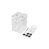 ZWILLING Fresh & Save CUBE Saklama Düzenleyici, 5 Parçalı Orta Set, Kiler Düzenleyiciler ve Depolama, Plastik, BPA İçermeyen Hava Geçirmez Kuru Gıda Saklama Kabı Badem, Muz Cipsi, Kuruyemiş ve daha
