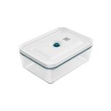 Zwilling Fresh & Save Vakumlu Buzdolabı Saklama Kabı, Borosilikat Cam, Akdeniz Mavisi