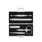 Zwilling Metal Çantalı 5 Parça Kişisel Bakım Seti - Gümüş