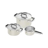 Zwilling Pure 3 Parça Fildişi Tencere Seti