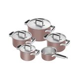 Zwilling Pure 5 Parça Gül Rengi Tencere Seti