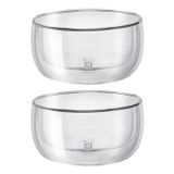 Zwilling Sorrento Çift Camlı 2'li Kase Seti, Şeffaf, 280 ml