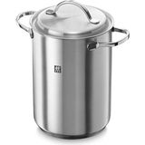 Zwilling Spices Paslanmaz Çelik Spagetti Kuşkonmaz Tenceresi, 4.5 L, Alüminyum, Metalik Gri - Renkli