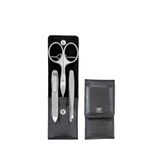 Zwilling Twinox Premium Kılıflı 3 Parça Manikür Seti - Siyah