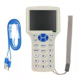 Zx-08Cden 10 Frekans Rfid Okuyucu Yazıcı Kopyalayıcı El Tip Kutu 2.8” Ekran Sesli İkaz Nfc Şifreli Kart Anahtarlık Etiket Personel Takip Kap�