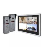Zxfnvxc Görüntülü Kapı Telefonu İnterkom Kapı Zili 1080P 4 Kanal Hareket Algılama Kolay Kurulum (Boyut: 94206G-96103-All) (94206G96103all)