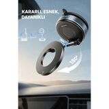 Zyga 360° Dönebilen Manyetik Araç Içi Telefon Tutucu | Vakumlu Güçlü Mıknatıs | Ayarlanabilir Universal
