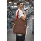 Zyla Porting Deri Tozlu Proje - Resim - Tablo - Taşıma Çantası Mıknatıslı - Kilitli -Iç Tarafı Karşılıklı Lastikli - Taba - Kırmızı - 35X50CM