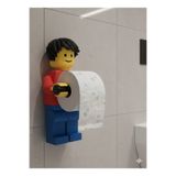 ZYNDO Tuvalet Kağıdı Tutucu Tuvalet Kağıtlığı Saçlı Model - Büyük Boy -Lego Adam Tuvalet Kağıdı Tutucu-ÖZEL RENK
