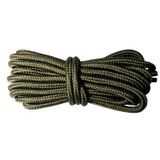 ZYQXB yuvarlak ayakkabı bağcığı, 100 cm - 160 cm, çizmeler için, spor ayakkabı (Renk: No. 26, ordu yeşili, uzunluk: 100 cm)