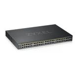Zyxel Gs1920-48Hpv2 Gigabit Ethernet Poe+ Hibrit Bulut Akıllı Yönetilen Anahtar (44X Rj-45 + 4 X Rj-45 / Sfp Bağlantı Noktaları), 375 W 802.3At
