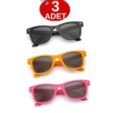 Zzla Süper 3 Set Uv400 Korumalı Çocuk Güneş Gözlüğü Renkli Kutu Hediyeli