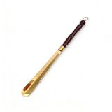 ZZTWER Ayakkabı çekeceği uzun 58 cm/70 cm paslanmaz çelik ahşap saplı, eğilmeden giyme yardımı, yaşlılar ve hamileler için, metal ayakkabı çekeceği, çizme, spor ayakkabı, deri için mobilite yardımcısı