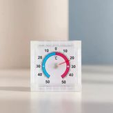 -50°C +50°C Kendinden Yapışkanlı Kare Sıcaklık Ölçer Bimetalik Termometre