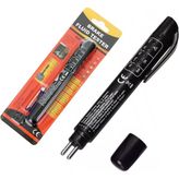 ® Elektronik Fren Hidroliği Kalite Kontrol Test Kalemi Aleti – Dot 3 / Dot 4 / Dot 5.1 Uyumlu, 5 LED Göstergeli Fren Yağı Nem Ölçer (Pil Dahil Değil)