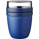 - Ellipse Yemek Kabı - Pratik Müsli Kabı, Yoğurt Bardağı, To Go Bardağı - Derin Dondurucu, Mikrodalga Fırın ve Bulaşık Makinesi Için Uygundur - 500 ml - Canlı Mavi