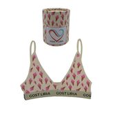 -İce Cream Desenli Kadın Bralet