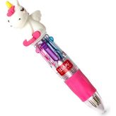 - Mini Tükenmez Kalem, 4 Renk, Mini Magic Rainbow, 2,3 x 10 Cm, Mürekkep 4 Renk, Yeşil, Açık Mavi, Mor, Pembe, Uç 1 Mm, Ergonomik Silikon Sap