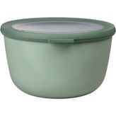 - Multi Bowl Cirqula Round - Kapaklı Saklama Kabı - Buzdolabı Için Hava Geçirmez Saklama Kutusu ve Mikrodalga Fırın Kabı Olarak Uygundur - 2000 ml - Nordic Sage