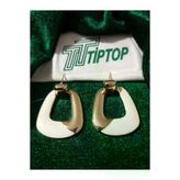 / Tiptop / Gold U Model Mineli Çelik Küpe