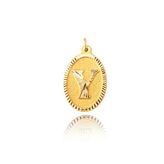 0.25 gr 14 Ayar Altın Y Harf Kolye Ucu