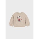 0-36 Ay Mayoral Kız Bebek Sweatshirt Bej