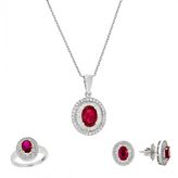 0,20 ct Yakut Set