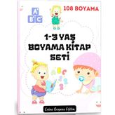 1-3 Yaş Boyama Kitabı 3'lü Set