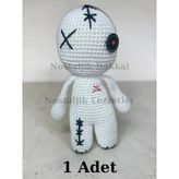 1 Adet Amigurumi Örme Vudu Bebek (Voodoo Doll)
