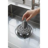 1 Adet Bükbük Lavabo Süzgeci – Silikon Eviye Tıkacı