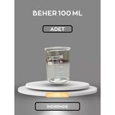 1 Adet Cam Beher 100 ml