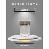 1 Adet Cam Beher 150 ml