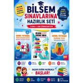 1. Sınıf Bilsem Sınavlarına Hazırlık Kitabı+5 Li Deneme Sınavı