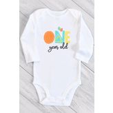 1 Yaş One Boho Uzun Kol Çıtçıtlı Bebek Body