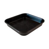 10 Adet Kare Saksı Tabağı 25 Cm
