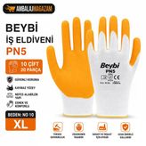 10 Çift İş Eldiveni Beybi Pn5 - Xl Beden