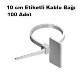 10 cm Etiketli Kablo Bağı