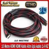 10 Metre Çelik Örgülü 3D Standart Hdmi Kablo