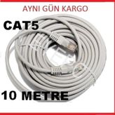 10 Metre Lan Internet Eternet Ethernet Cat5E Kablosu Hazir A1